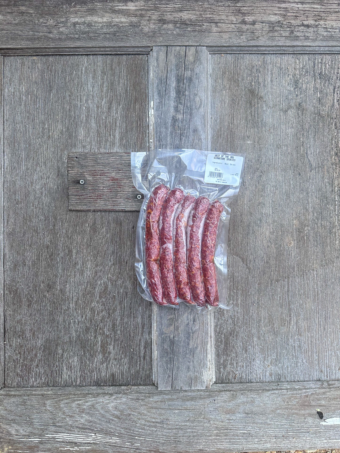 Beef and Bacon Sausage